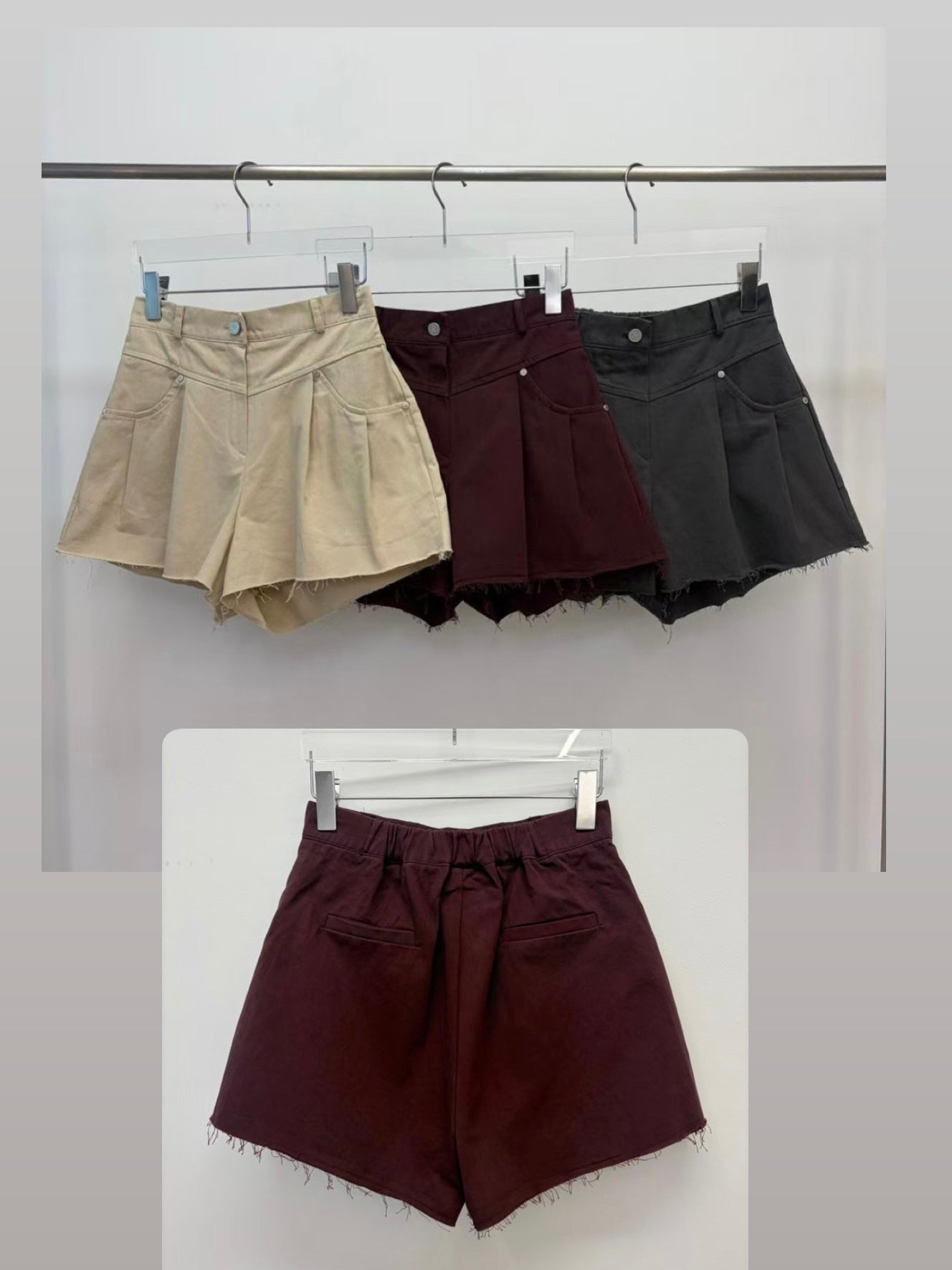 MS60318 High waist A line shorts