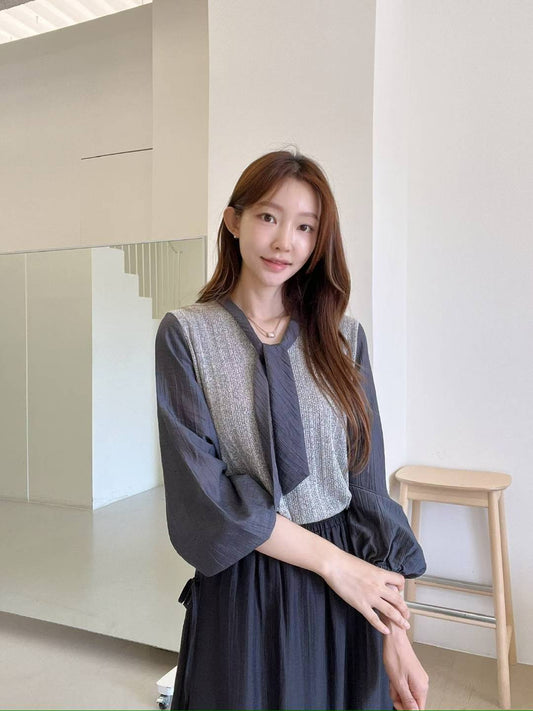 MS51027 Scarf blouse