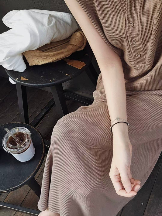 MS51004 Waffle trim daily dress