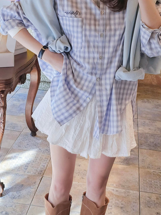MS60264 Onni checked blouse