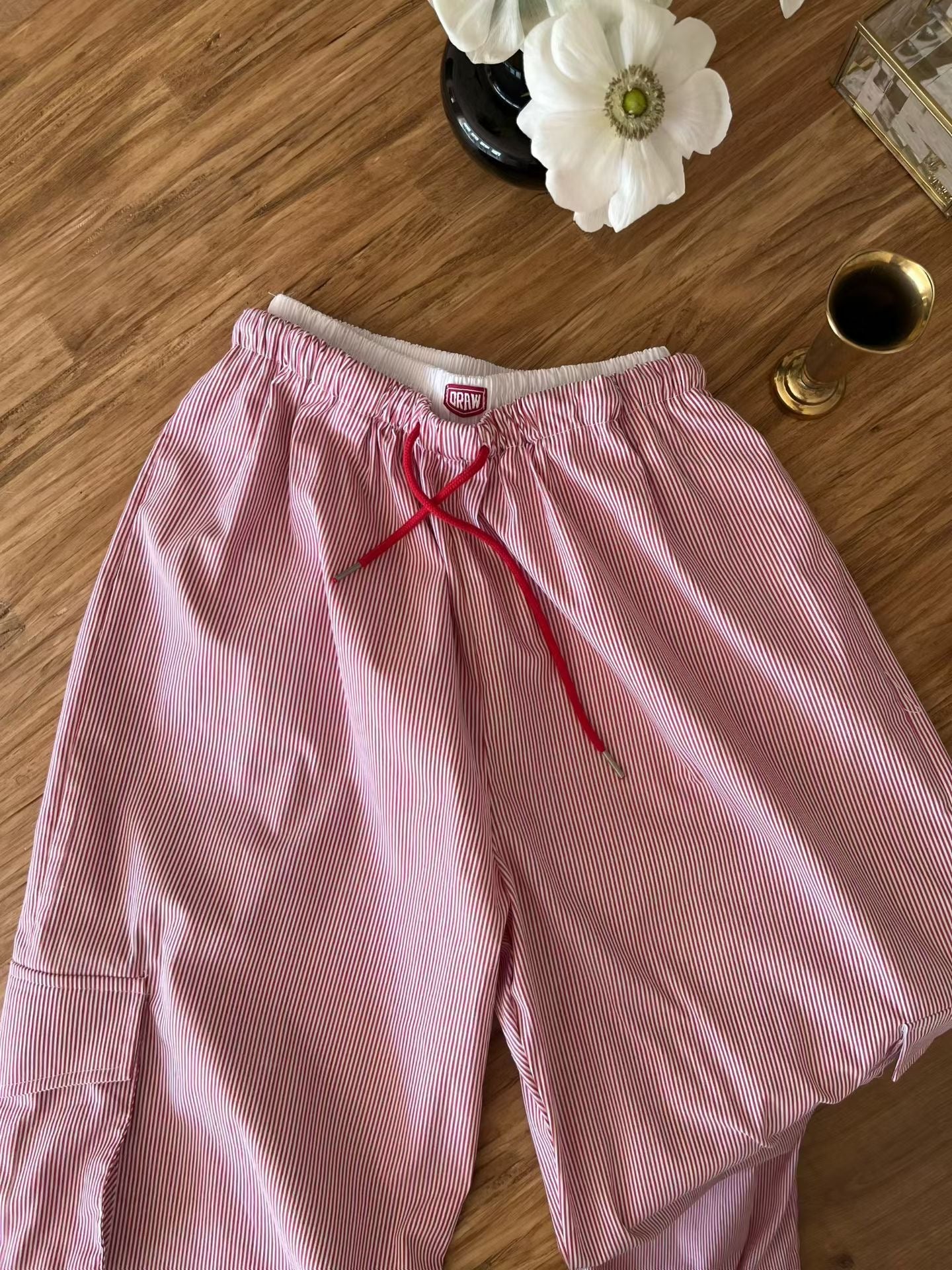 MS60358 Vintage checked trousers