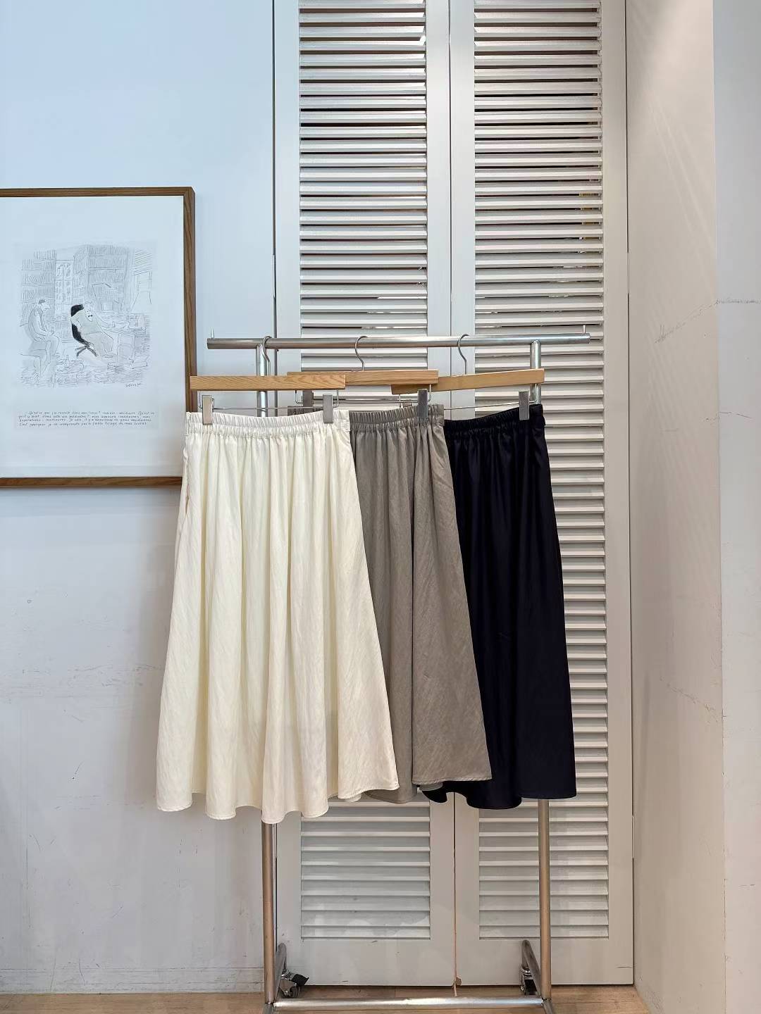 MS51024 Pudding button skirt
