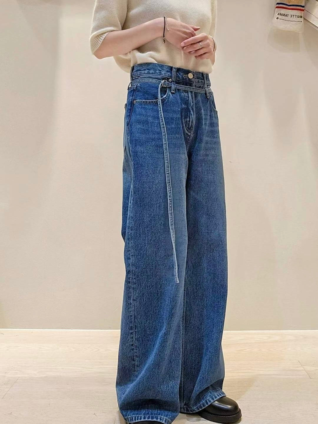 MS51058 Euro boots denim