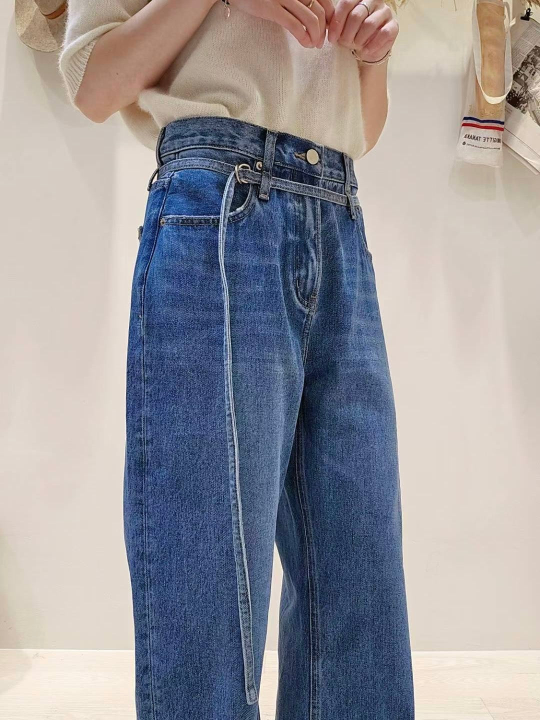 MS51058 Euro boots denim