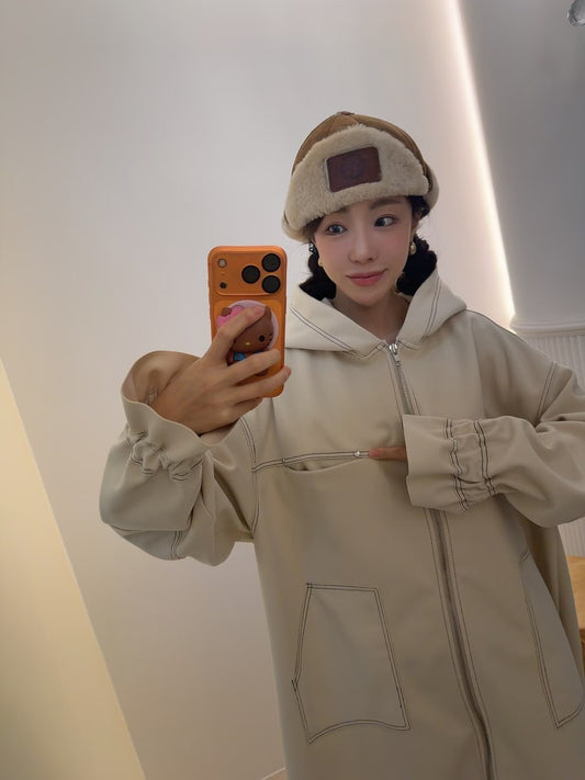 MS51214 Amy hoodie one piece jumper