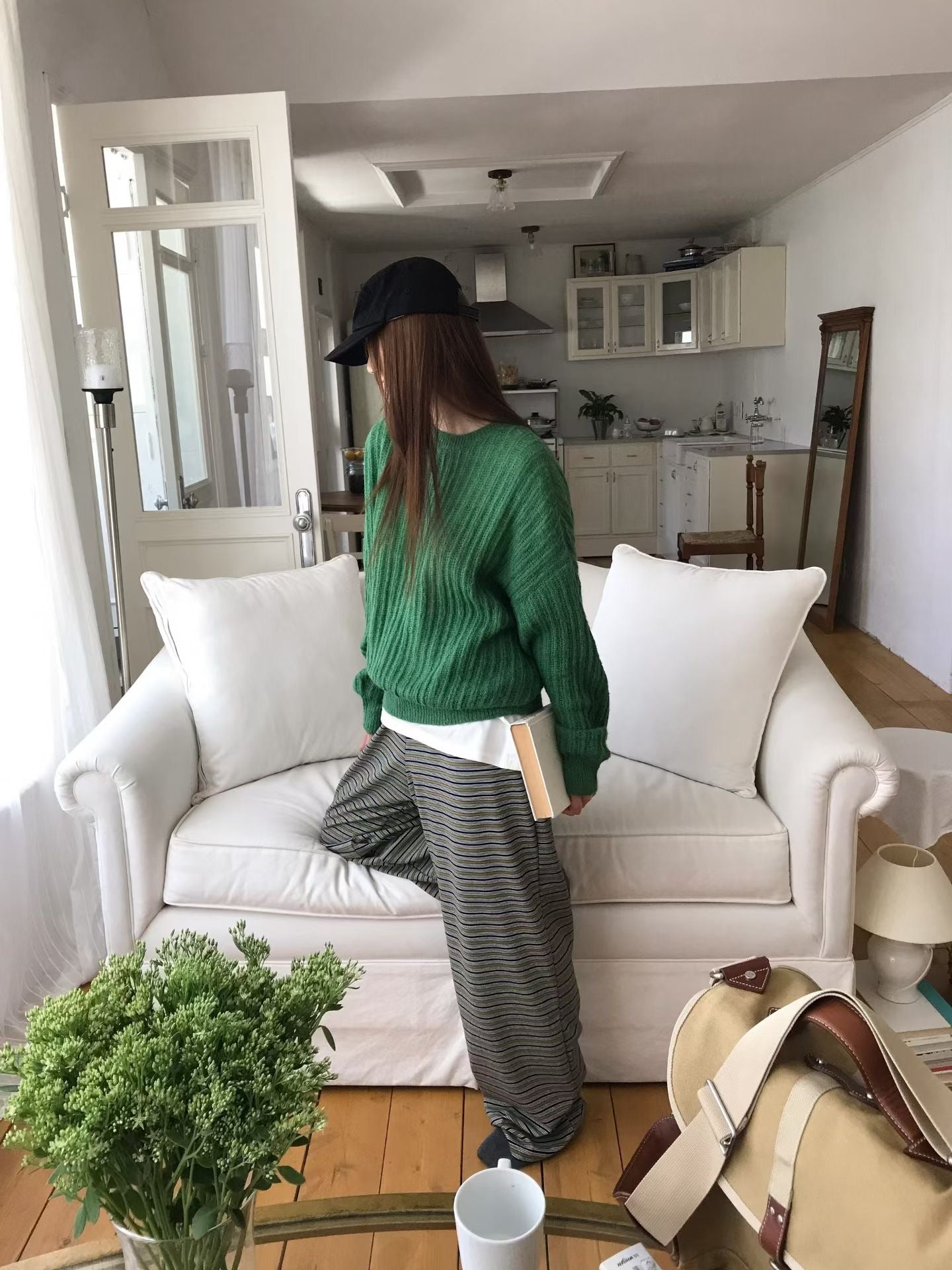 MS51067 Daily comfort cotton trousers