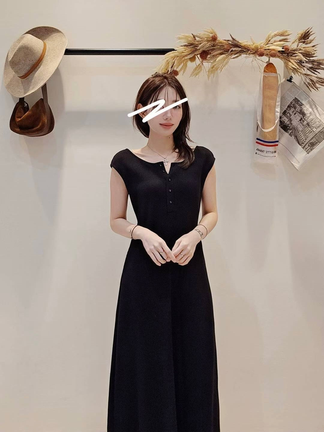 MS51004 Waffle trim daily dress