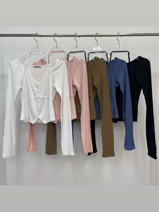 MS50856 Quinnie halter long sleeve