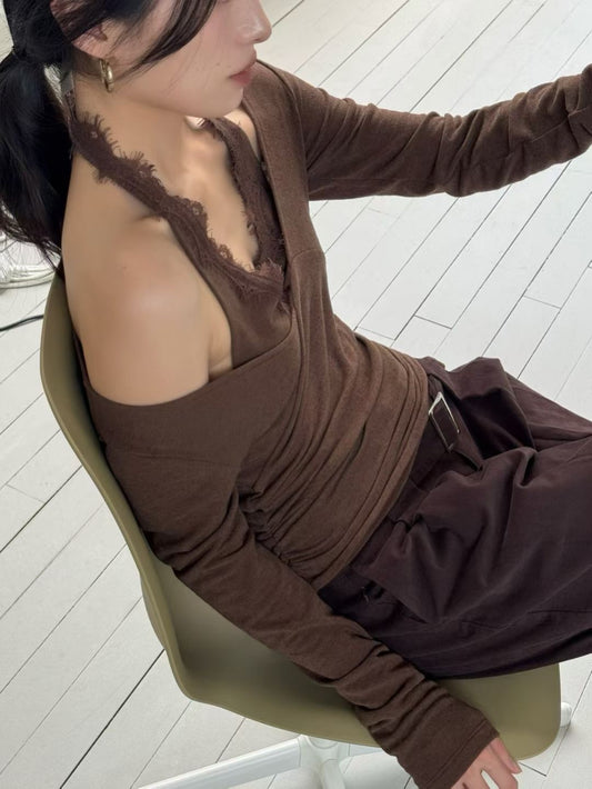 MS50832 Lydia lace top