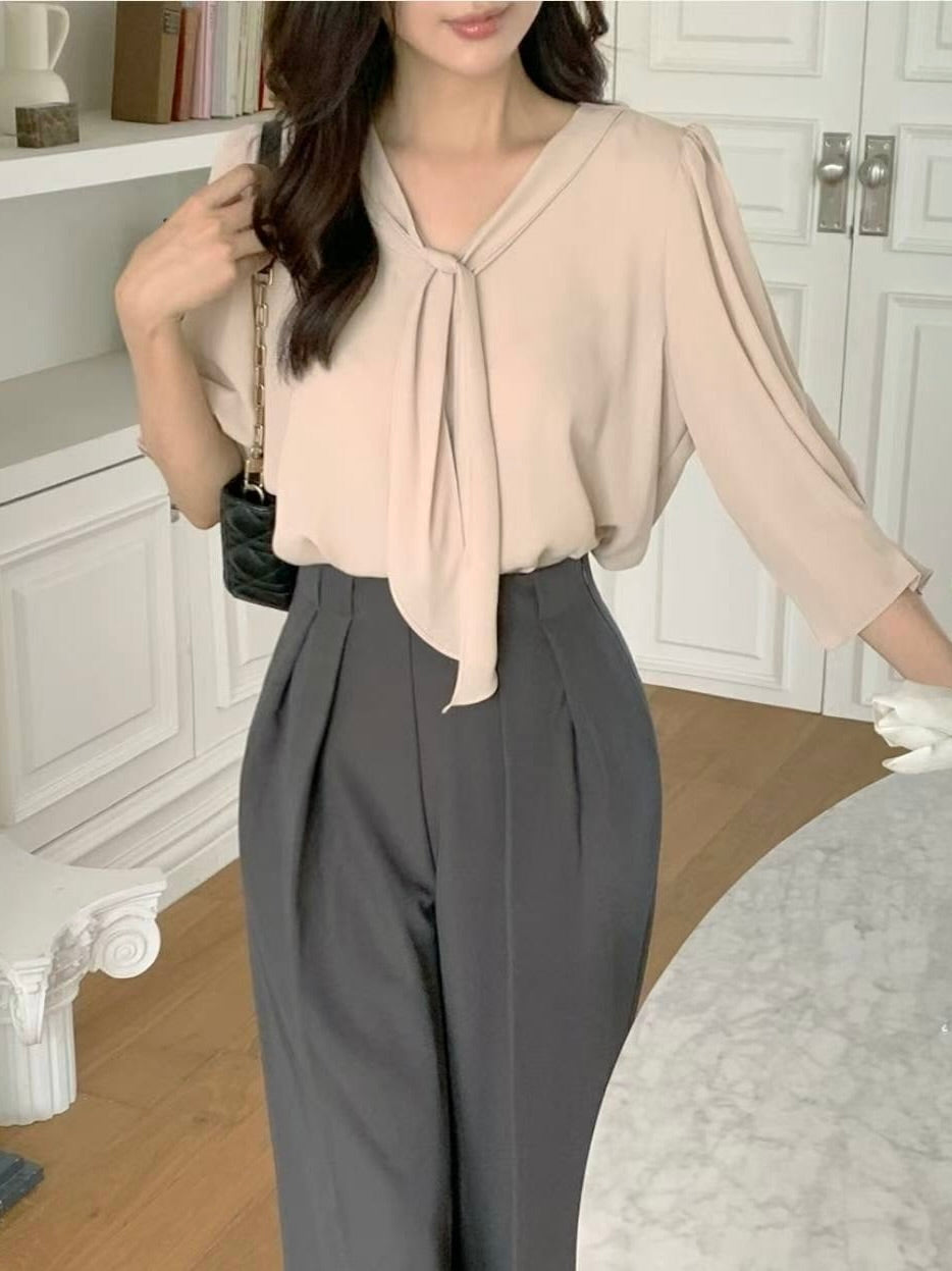 MS50860 Soft touch chiffon blouse