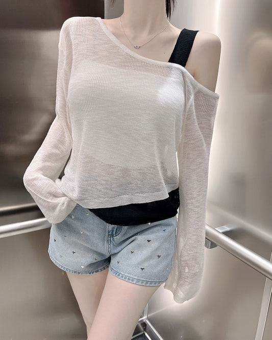 MS50807 Serene off shoulder knit