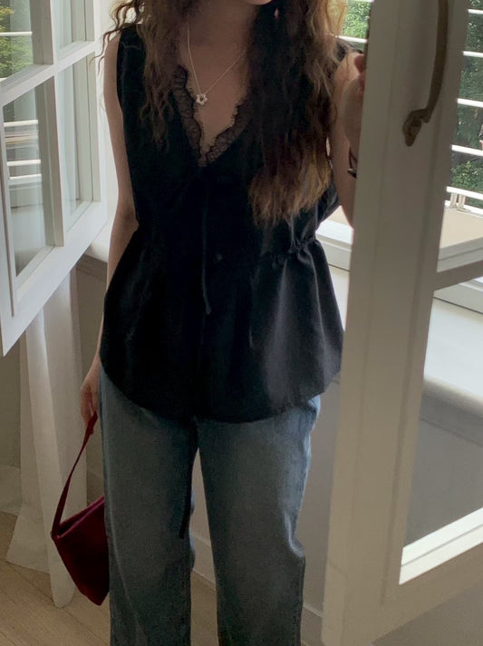 MS50805 Romance lace sleeveless