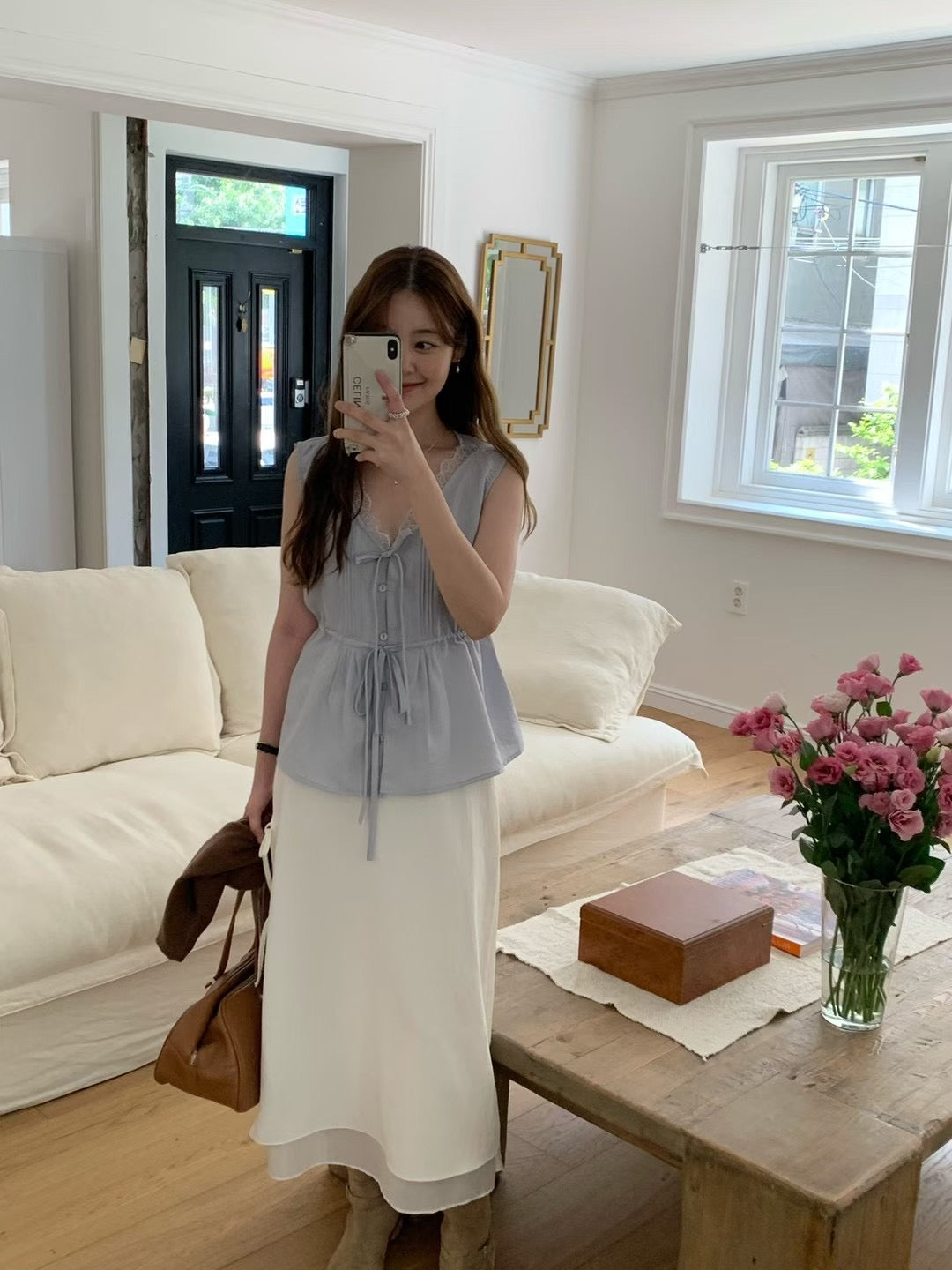 MS50805 Romance lace sleeveless