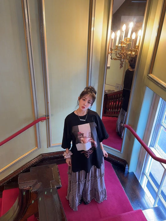 MS50815 Naughty kitten tshirt