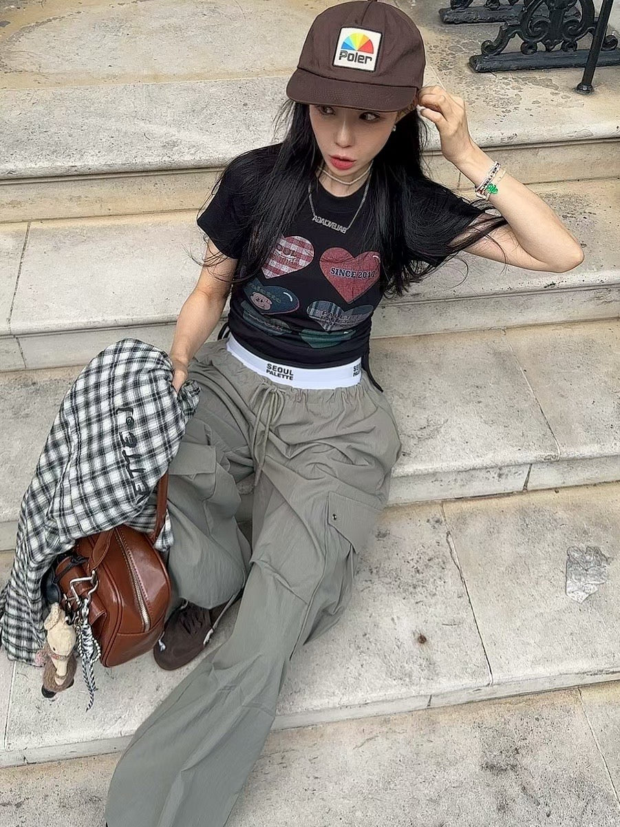 MS50818 Banding sporty trousers