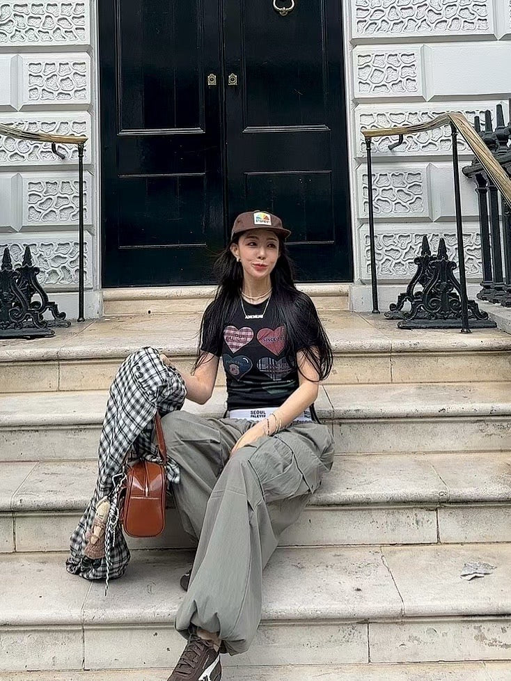 MS50818 Banding sporty trousers