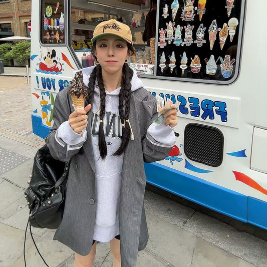 MS50865 Oversize suit blazer