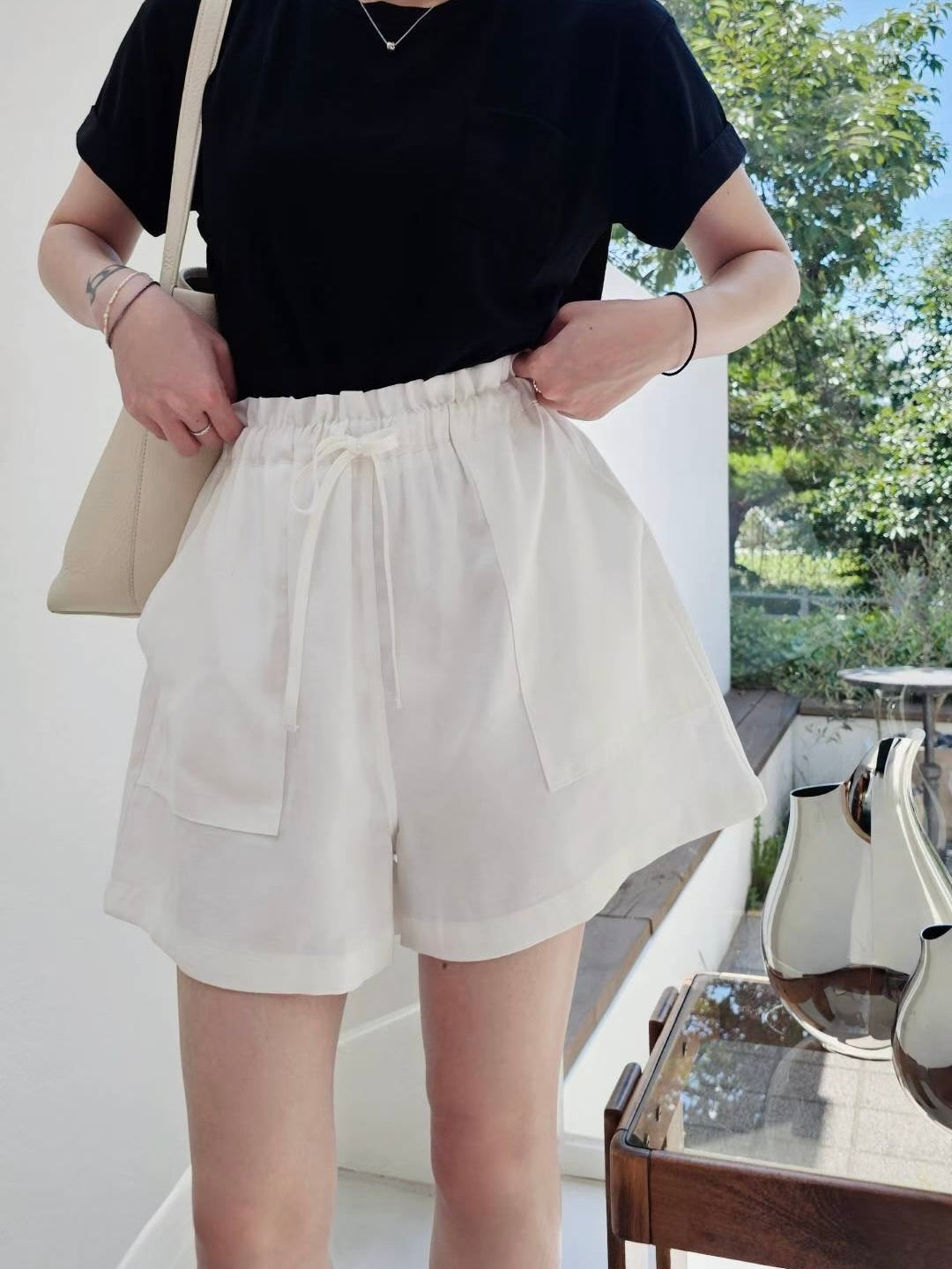 MS50902 Autumn pockets shorts