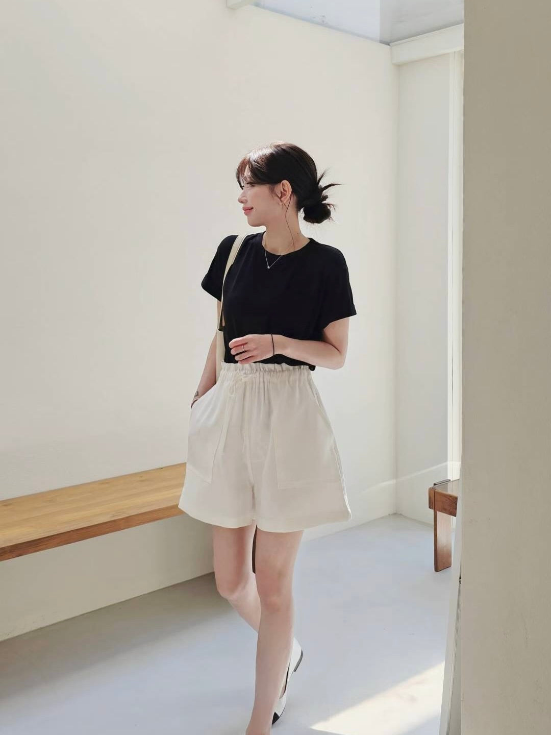 MS50902 Autumn pockets shorts