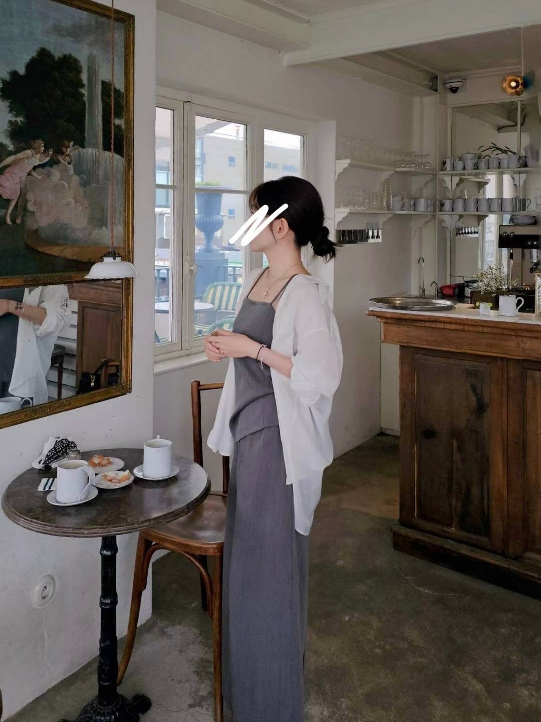 MS50904 Luxe satin blouse