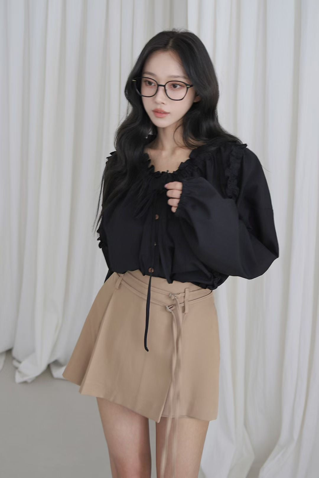 MS50906 Double belt pants