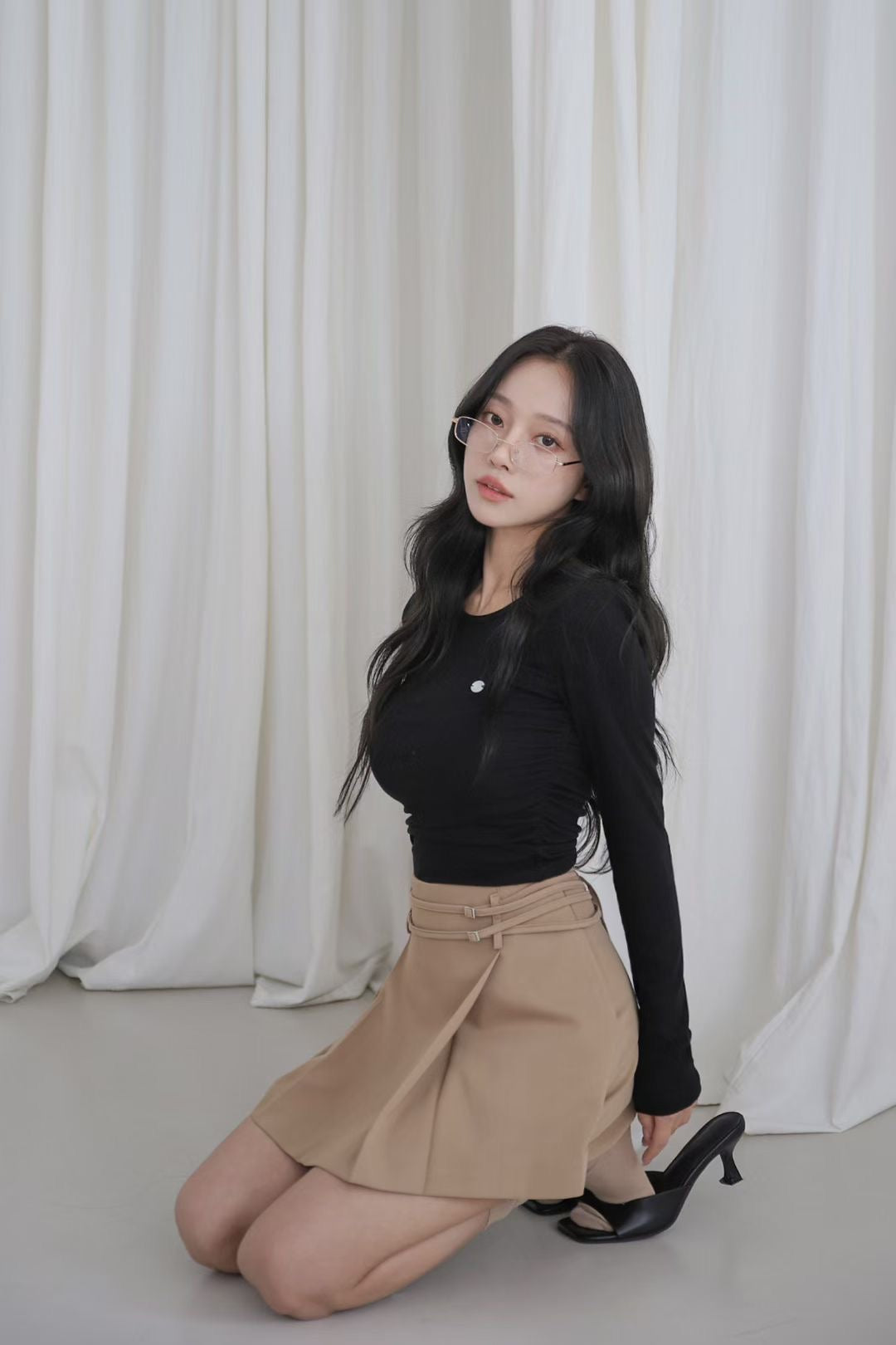 MS50906 Double belt pants