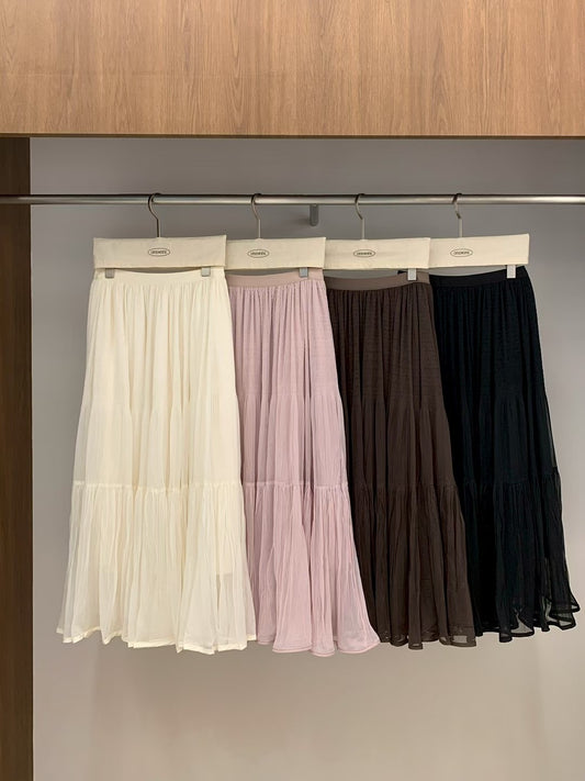 MS50913 Gladys chiffon maxi skirt