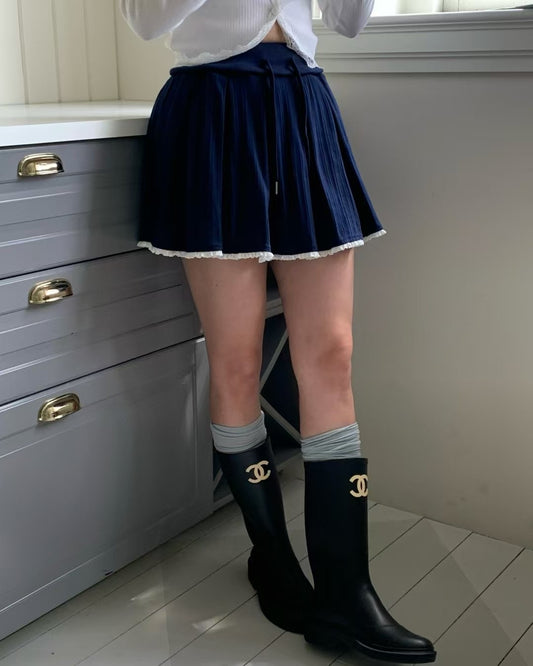 MS50911 Sandy pleated skirt