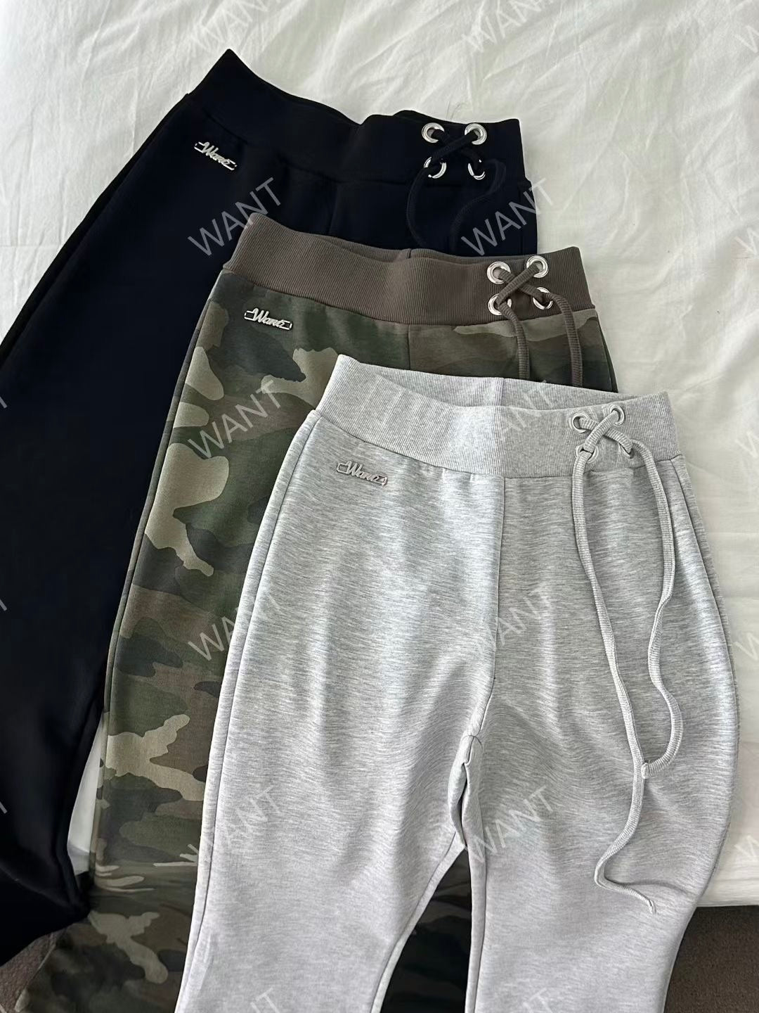 MS50924 High waist boots cut pants