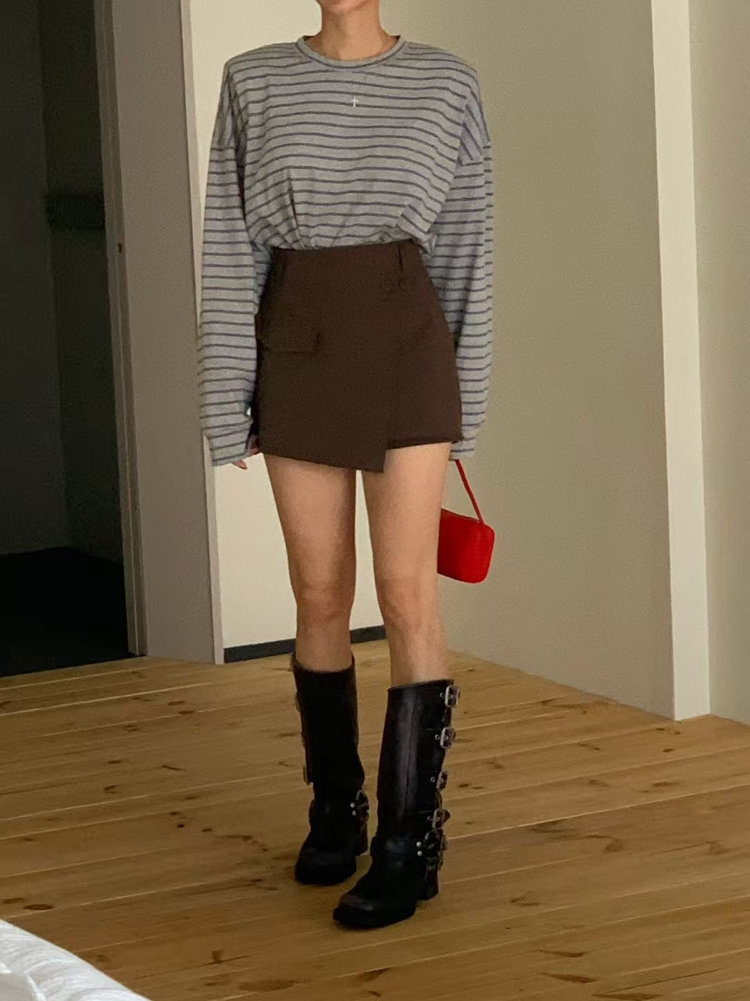 MS50932 Ivy high waist shorts