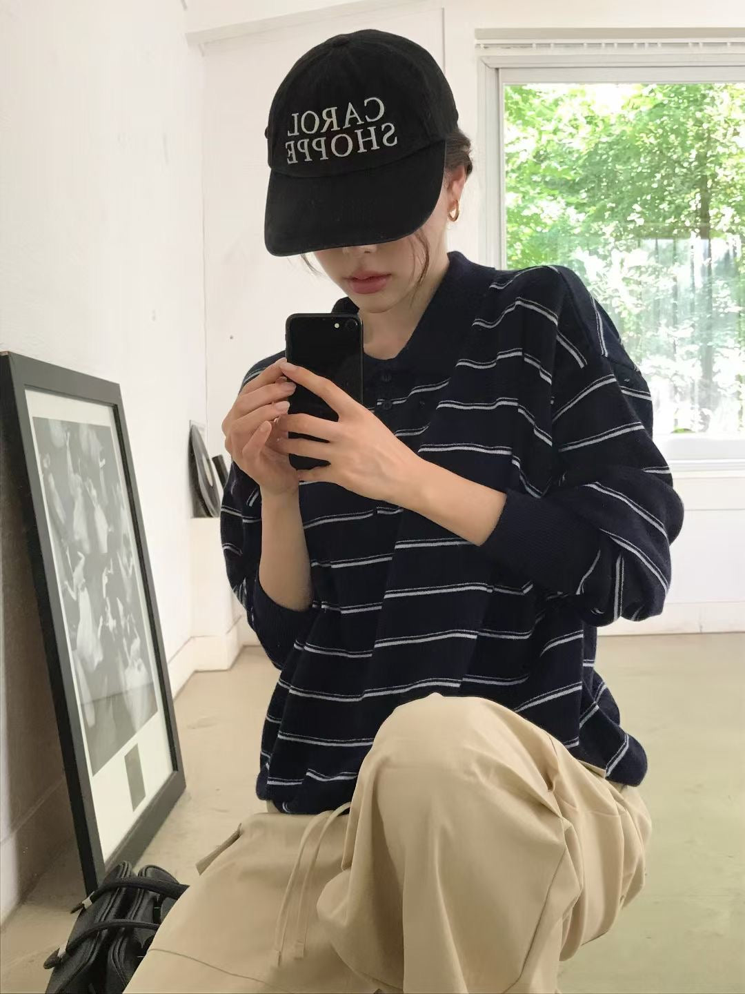 MS50936 Sunny breeze stripes top