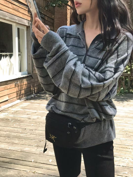 MS50936 Sunny breeze stripes top