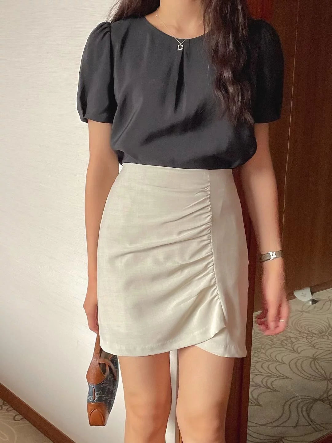 Trim mermaid skirt