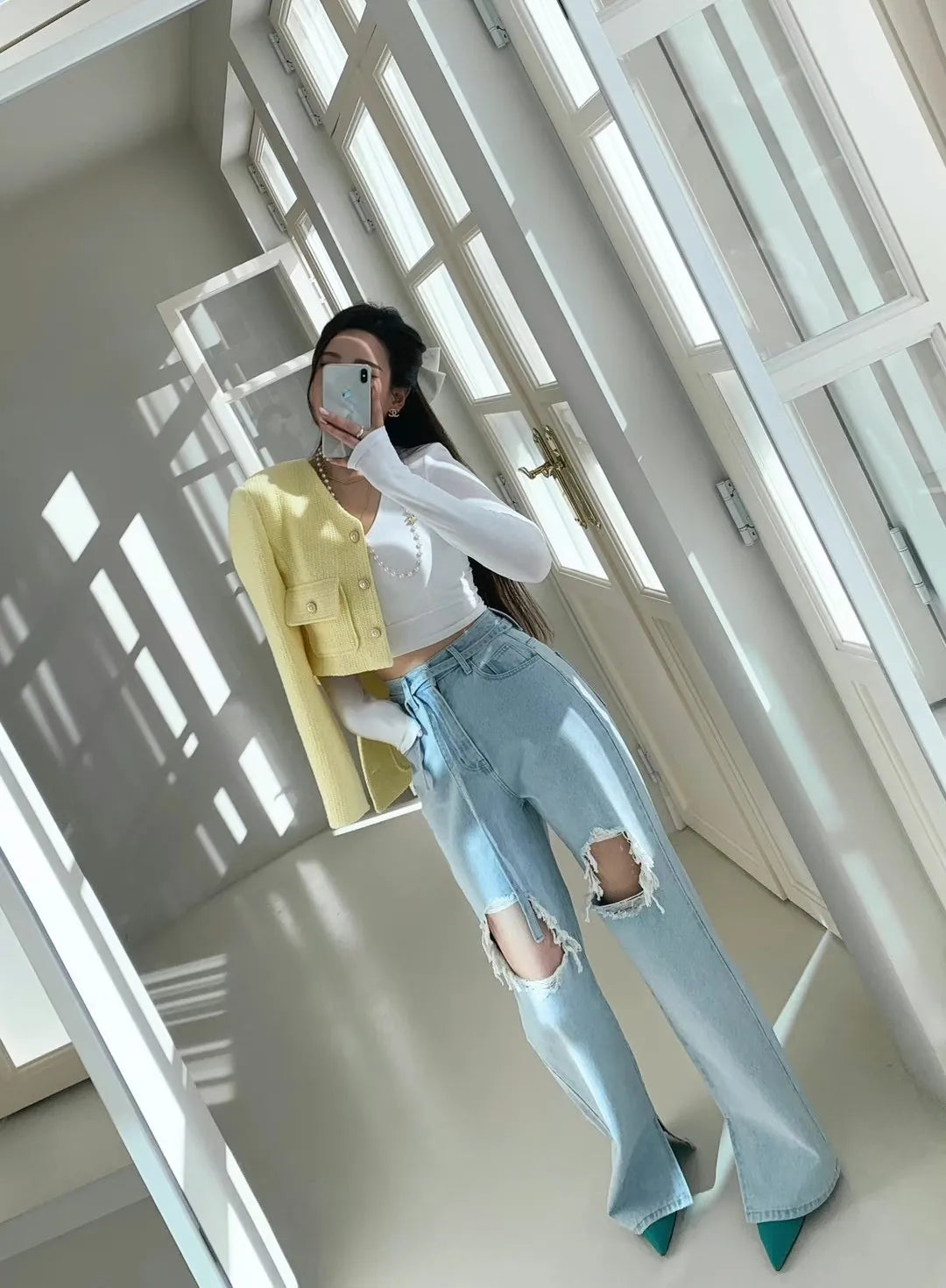 Style high waist denim