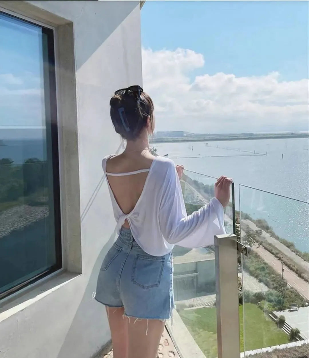 Casual modal top