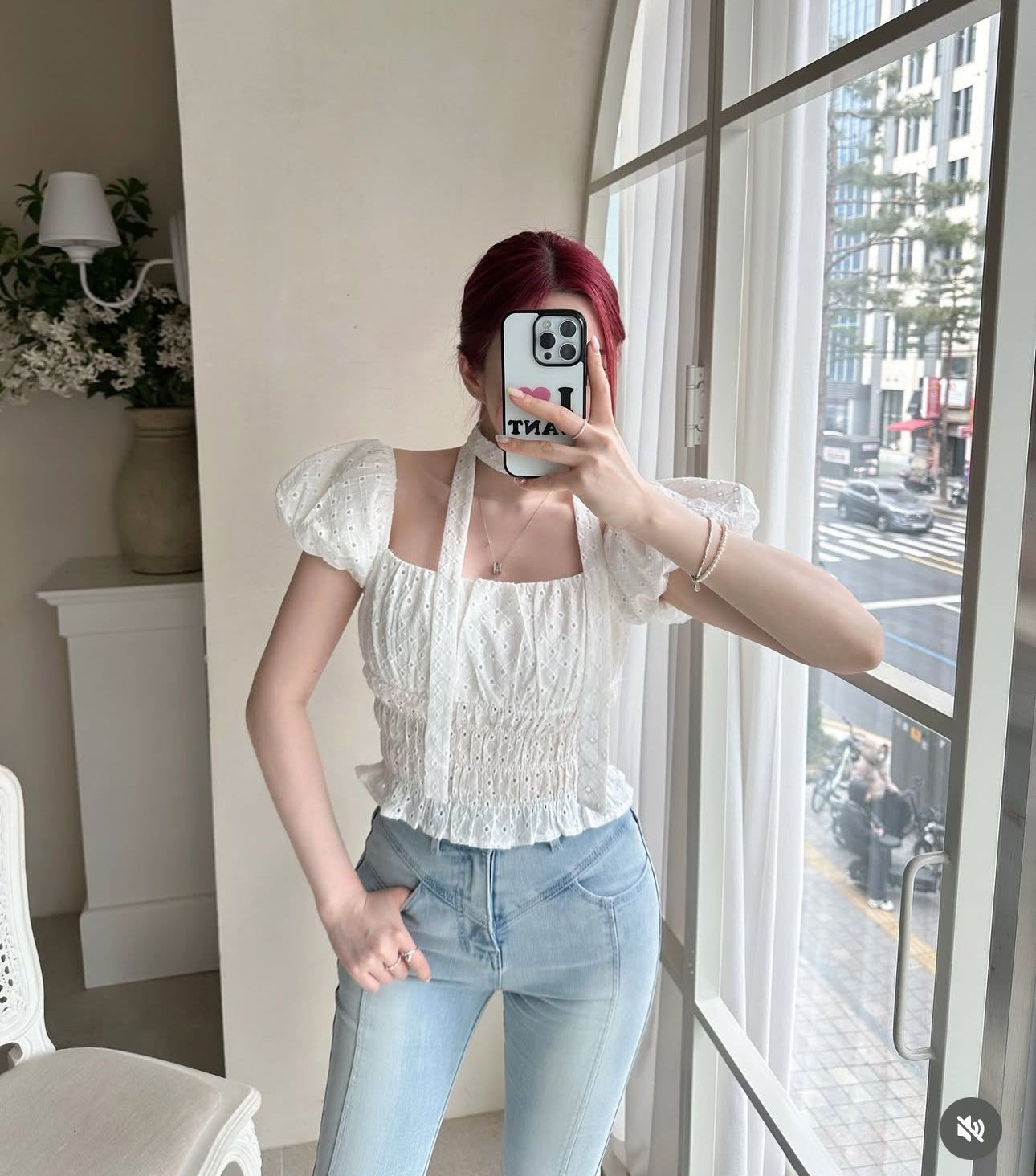 Gladys luxe lace top