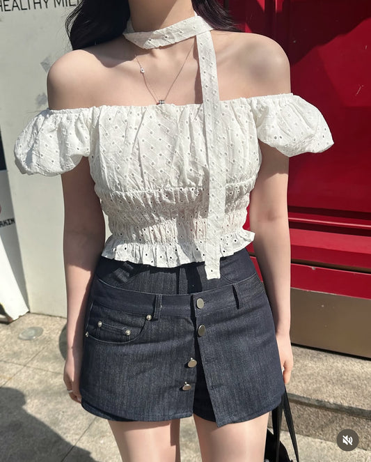 Gladys luxe lace top