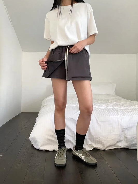 Kate comfort zip shorts