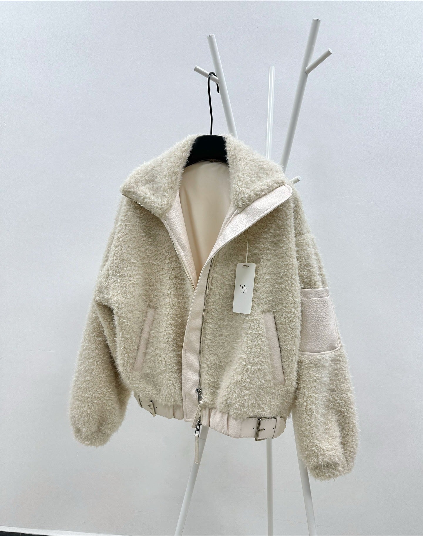 MS51057 Wool leather jacket