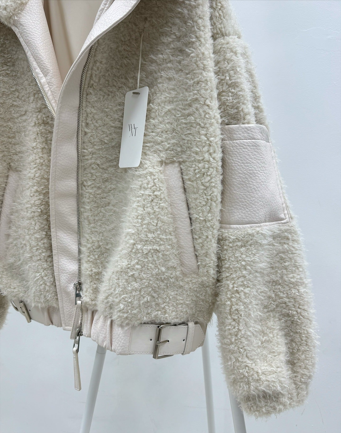 MS51057 Wool leather jacket