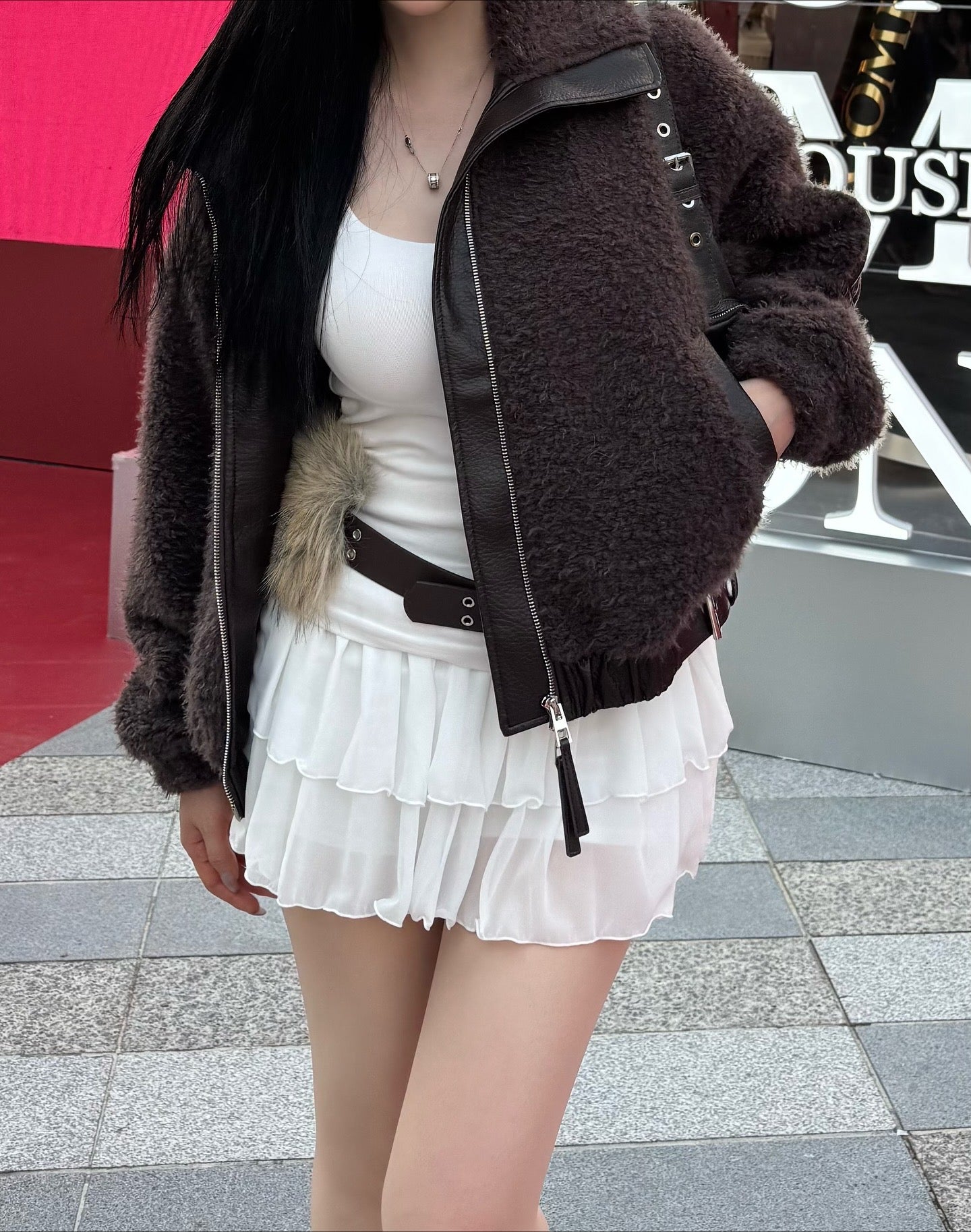 MS51057 Wool leather jacket
