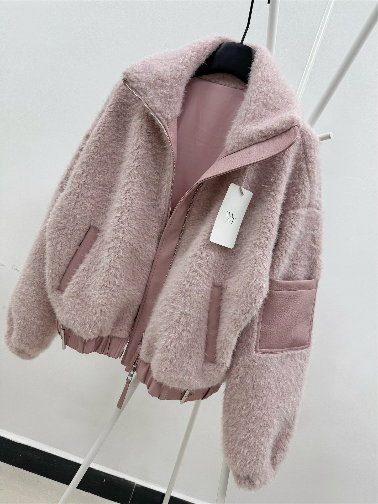 MS51057 Wool leather jacket