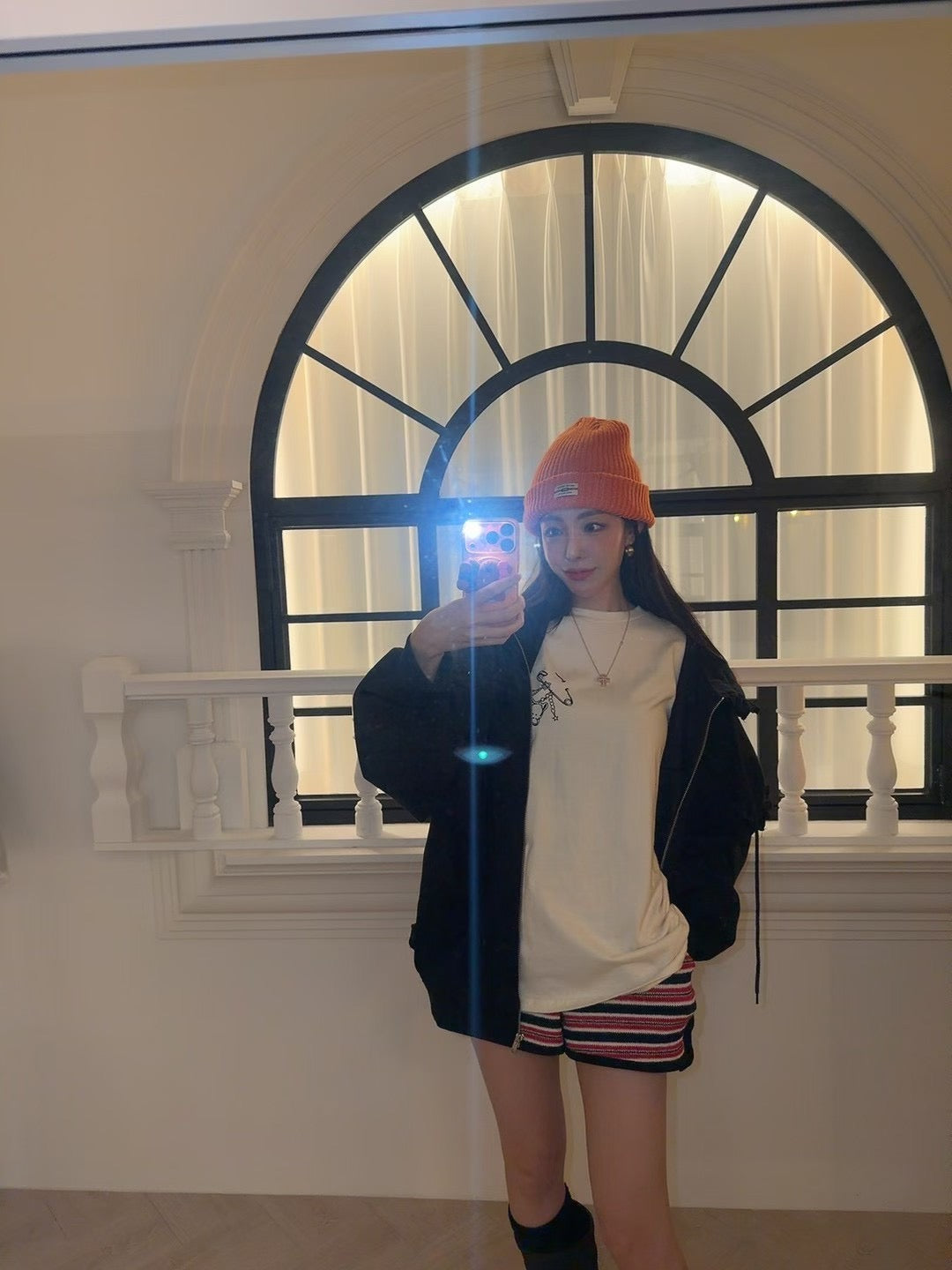 MS51072 Knit drawstring shorts