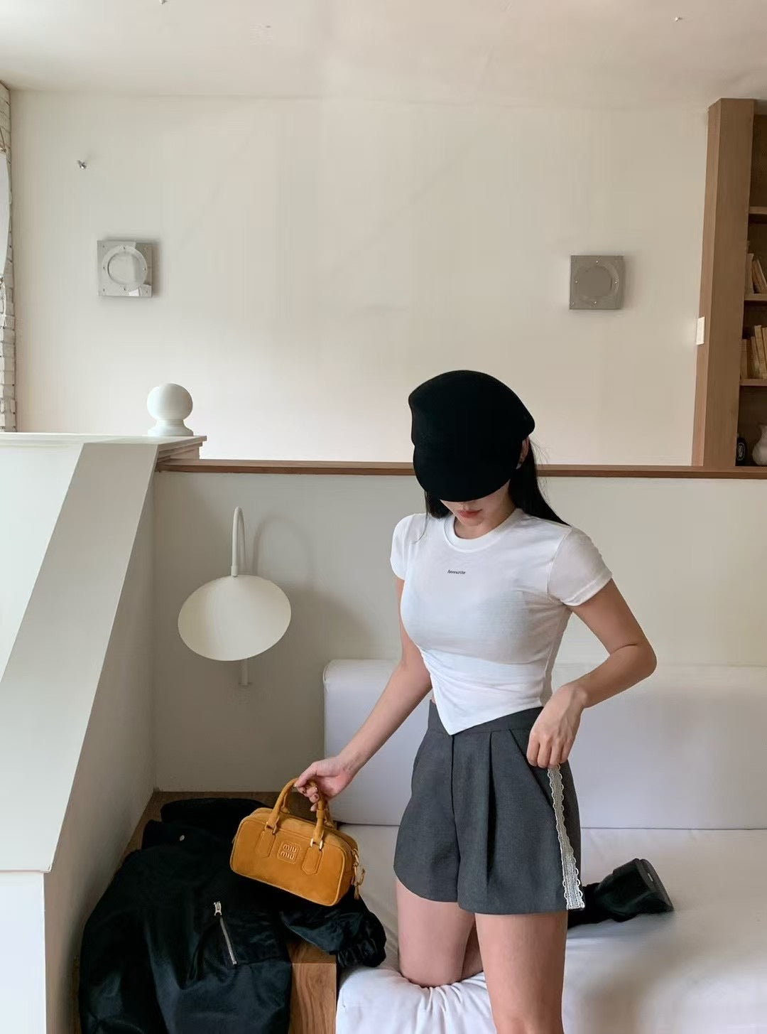 MS51006 Favorite slit crop tee
