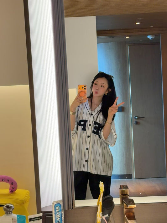 MS60705 Baseball style oversized top