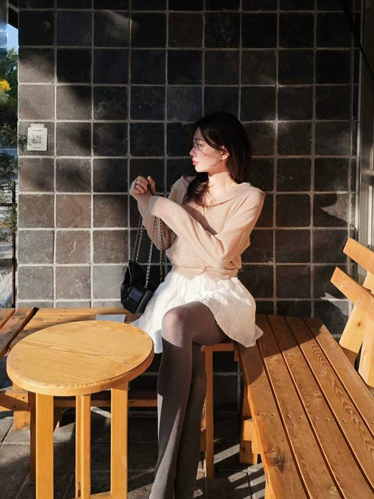 MS51111 Alpaca dual way cardigan