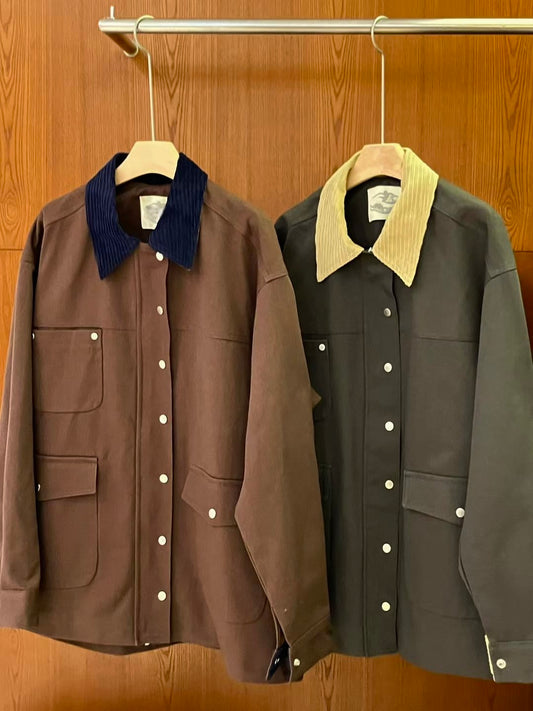 MS50957 Autumn dual colors mix jacket