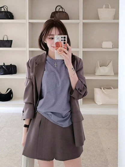MS60332 Luxe suit skorts