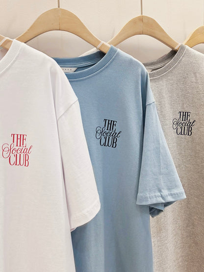 MS60422 Simple word boyfriend tee