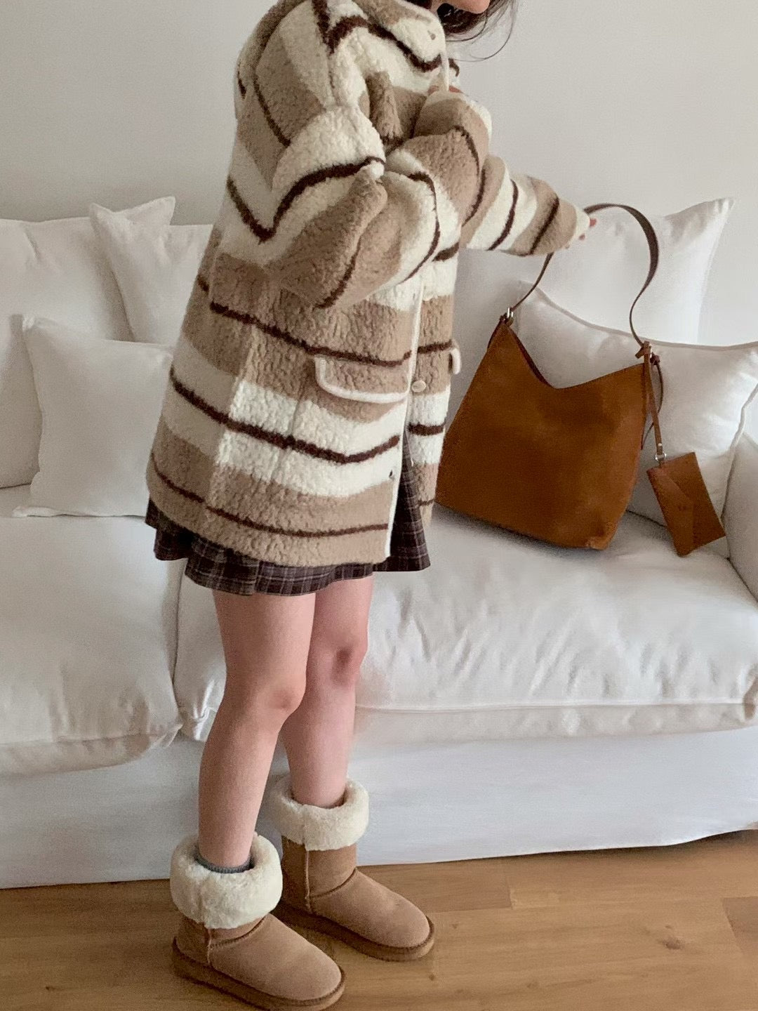 MS51083 Teddy fluffy outer